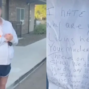 ‘I Hate Blacks!’: Idaho Woman Blames Television for Racist Note Against Black Neighbors and Then Turns on the Waterworks ‘I Hate Blacks!’: Idaho Woman Blames Television for Racist Note Against Black Neighbors and Then Turns on the Waterworks