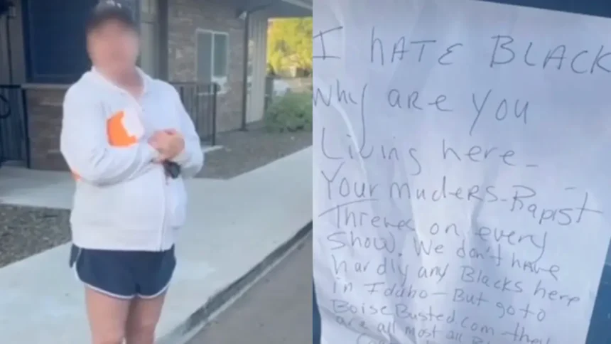 ‘I Hate Blacks!’: Idaho Woman Blames Television for Racist Note Against Black Neighbors and Then Turns on the Waterworks