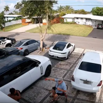 ‘Get Off My Property!’: White Neighbor’s Airhorn Antics in Black Man’s Driveway Backfire as He Becomes Internet Famous ‘Get Off My Property!’: White Neighbor’s Airhorn Antics in Black Man’s Driveway Backfire as He Becomes Internet Famous