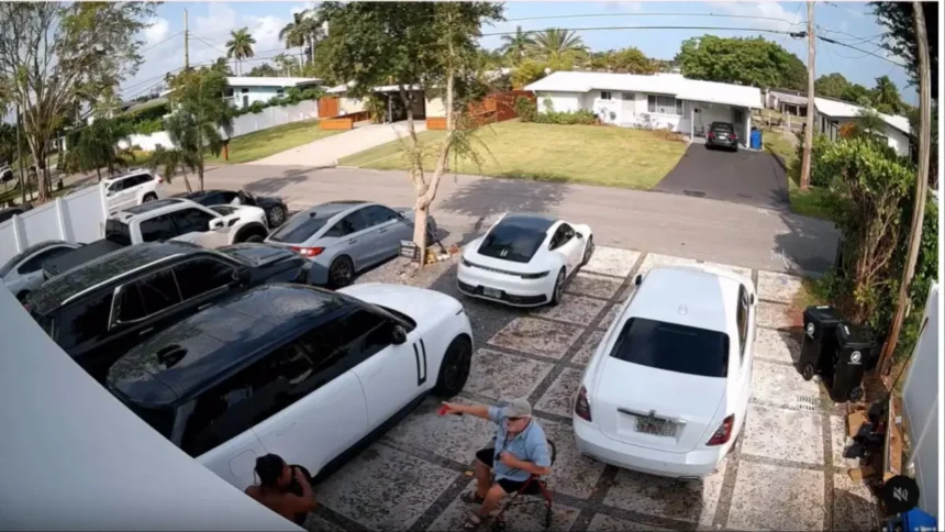 ‘Get Off My Property!’: White Neighbor’s Airhorn Antics in Black Man’s Driveway Backfire as He Becomes Internet Famous