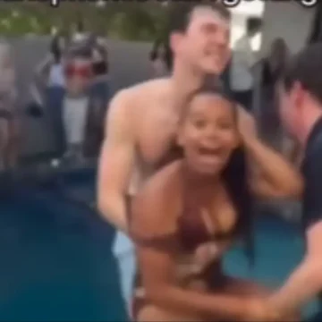 ‘Please, No, My Hair!’: Black Woman’s Desperate Pleas Ignored as She’s Grabbed and Thrown into Pool by Two White Men at Summer Party