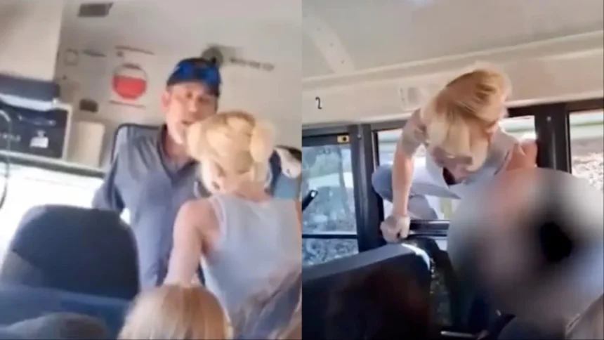 ‘Let Me Have My Kid!’: Video Shows California Mother Forcing Her Way Onto School Bus Through Window After Driver Refused to Release Children ‘Let Me Have My Kid!’: Video Shows California Mother Forcing Her Way Onto School Bus Through Window After Driver Refused to Release Children