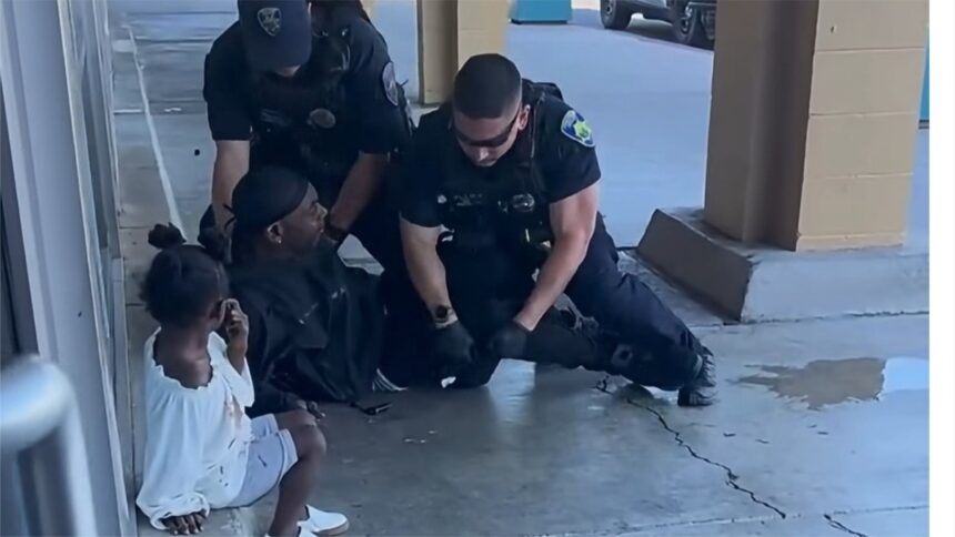 ‘My Kid Is Right Here!’: Disturbing Video Captures Moment Black Father’s Pleas Go Unheard as LA Cops Arrest Him in Front of Frightened Daughter