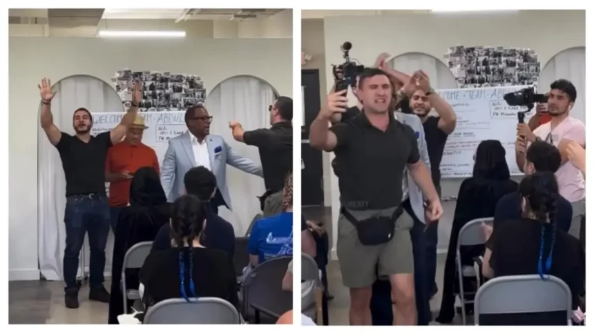 ‘Sis Was Not Holding Back’: Video Surfaces of Trump Supporter Trying to Hijack Abdul El-Sayed Event — He Pushes One Woman So Far She Gets Right In His Face ‘Sis Was Not Holding Back’: Video Surfaces of Trump Supporter Trying to Hijack Abdul El-Sayed Event — He Pushes One Woman So Far She Gets Right In His Face