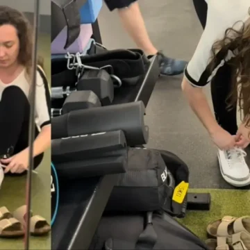 ‘Tied Them Thangs Tight’: White Gymgoer Tries to Walk Away in Black Man’s Jordans—But She Didn’t Count on What He Did Next ‘Tied Them Thangs Tight’: White Gymgoer Tries to Walk Away in Black Man’s Jordans—But She Didn’t Count on What He Did Next