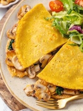 Vegan Chickpea Flour Omelette Vegan Chickpea Flour Omelette