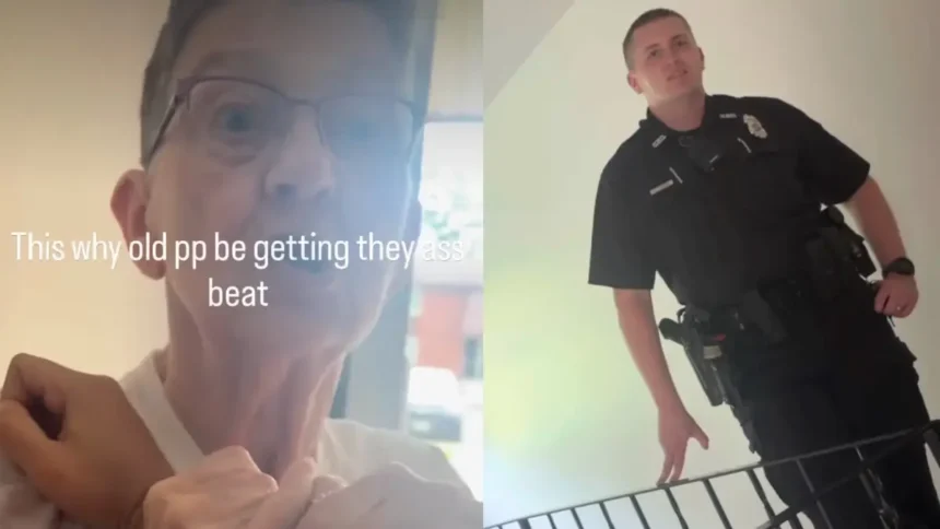 ‘Gonna Need You to Back Up!’: Elderly White Woman Blocks Black Renter from Going Home, Sparking Viral Debate Over Her Response and Police Handling ‘Gonna Need You to Back Up!’: Elderly White Woman Blocks Black Renter from Going Home, Sparking Viral Debate Over Her Response and Police Handling
