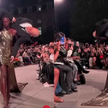 ‘It Feels So Wrong!’: Viral Runway Video of Sudanese Model Hauling Two White Male Mannequins on Her Back Sparks Heated Debate Online ‘It Feels So Wrong!’: Viral Runway Video of Sudanese Model Hauling Two White Male Mannequins on Her Back Sparks Heated Debate Online