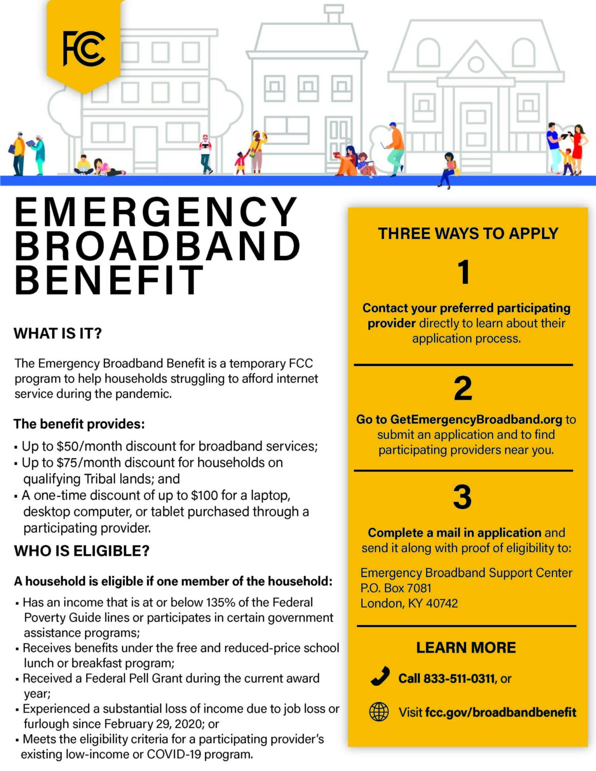 (BPRW) Emergency Broadband Benefit Available For Eligible Households