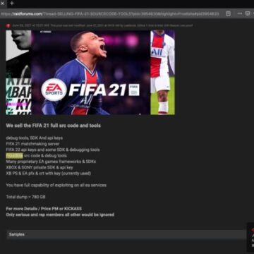 EA source code stolen by hacker claiming to sell it online
