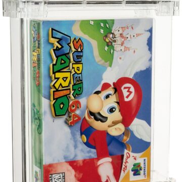 Super Mario 64 Video Game Sells for $1.56 Million