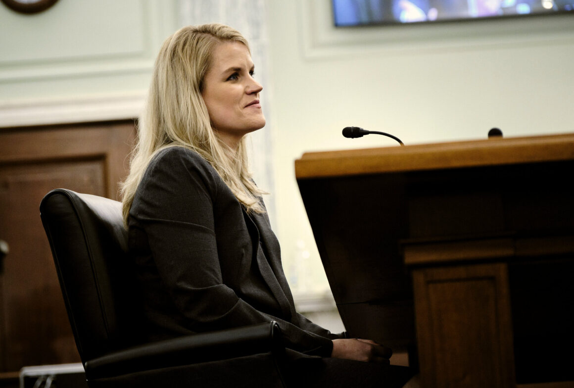 Facebook Whistle-Blower Urges Lawmakers to Regulate the Company