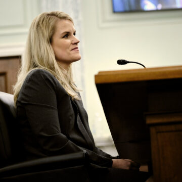 Facebook Whistle-Blower Urges Lawmakers to Regulate the Company