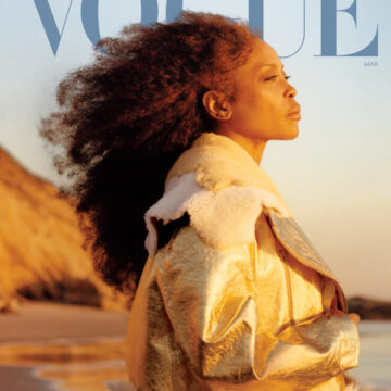 Erykah Badu Covers Vogue March 2023. Images by Jamie Hawkesworth.