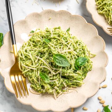 Hearts of Palm Pasta With Pesto
