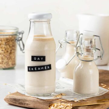 Homemade Oat Milk Creamer