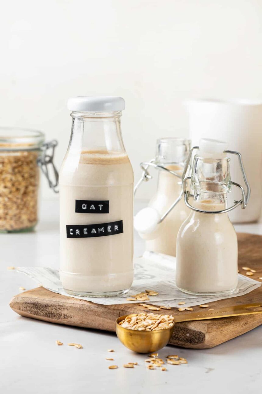 Homemade Oat Milk Creamer