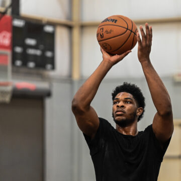 Portland Trail Blazers guard Scoot Henderson, coach Chauncey Billups are already creating a bond