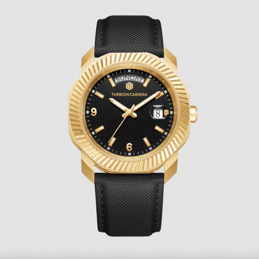 Introducing the Turbion Carrera Excellence Day-Date (Gold and Black)