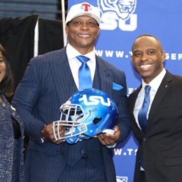 Tennessee State coach Eddie George’s callout to fans highlights line between football and entertainment culture