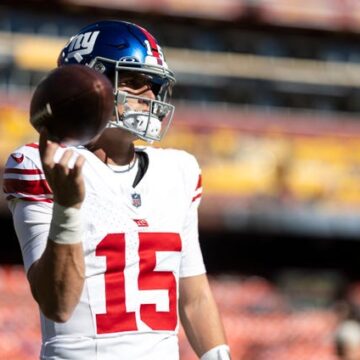 Giants’ Tommy DeVito may not be able to fold a fitted sheet, but he sure can throw a football