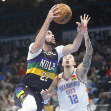 New Orleans Pelicans forward Larry Nance Jr. heads drive to fight food insecurity