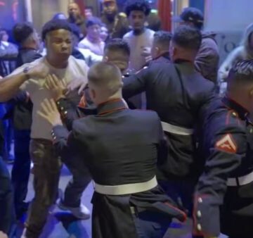 Video Captures Marines Fighting with Civilians Outside Texas Bar; Social Media Decries Assumption That the Black Men Are the ‘Aggressors’ Video Captures Marines Fighting with Civilians Outside Texas Bar; Social Media Decries Assumption That the Black Men Are the ‘Aggressors’
