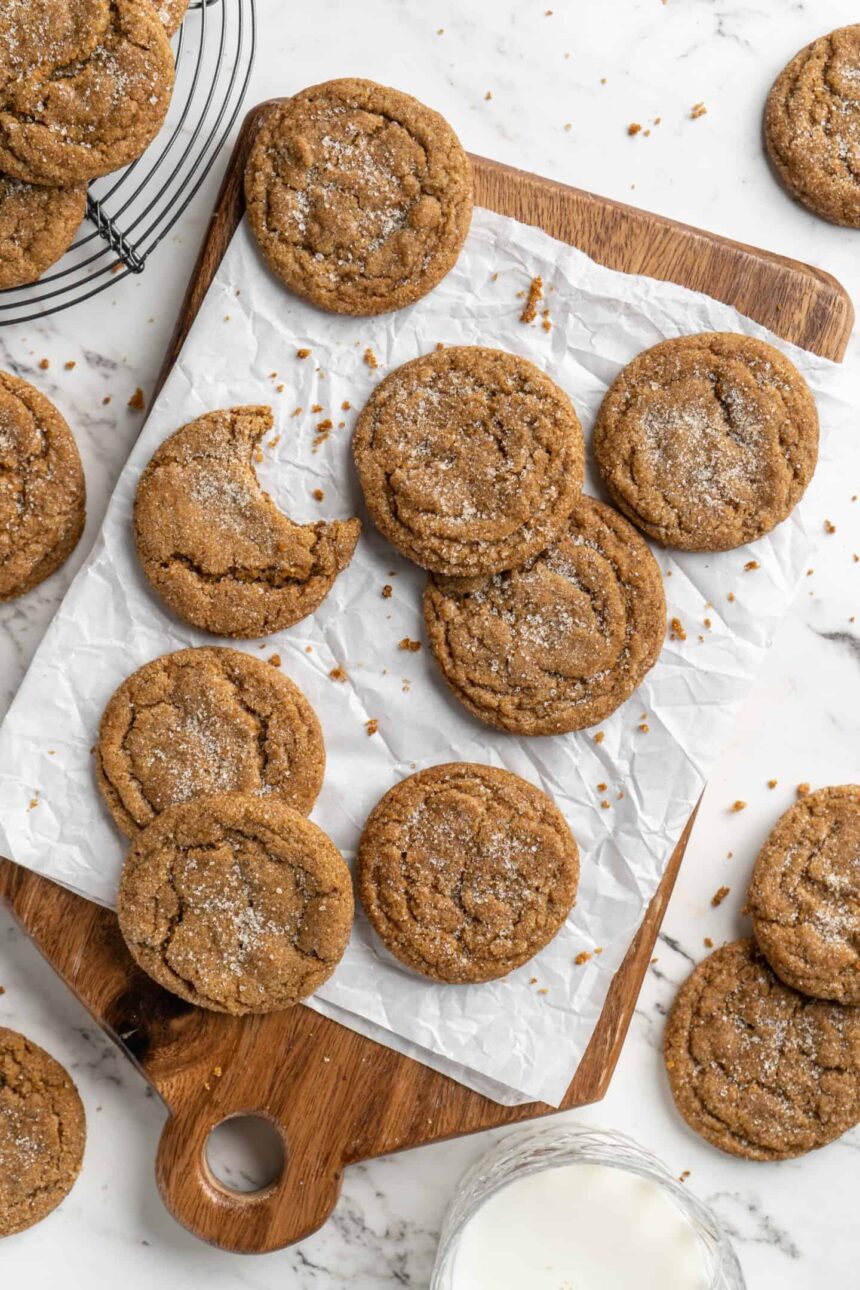 Gingersnap Molasses Cookies