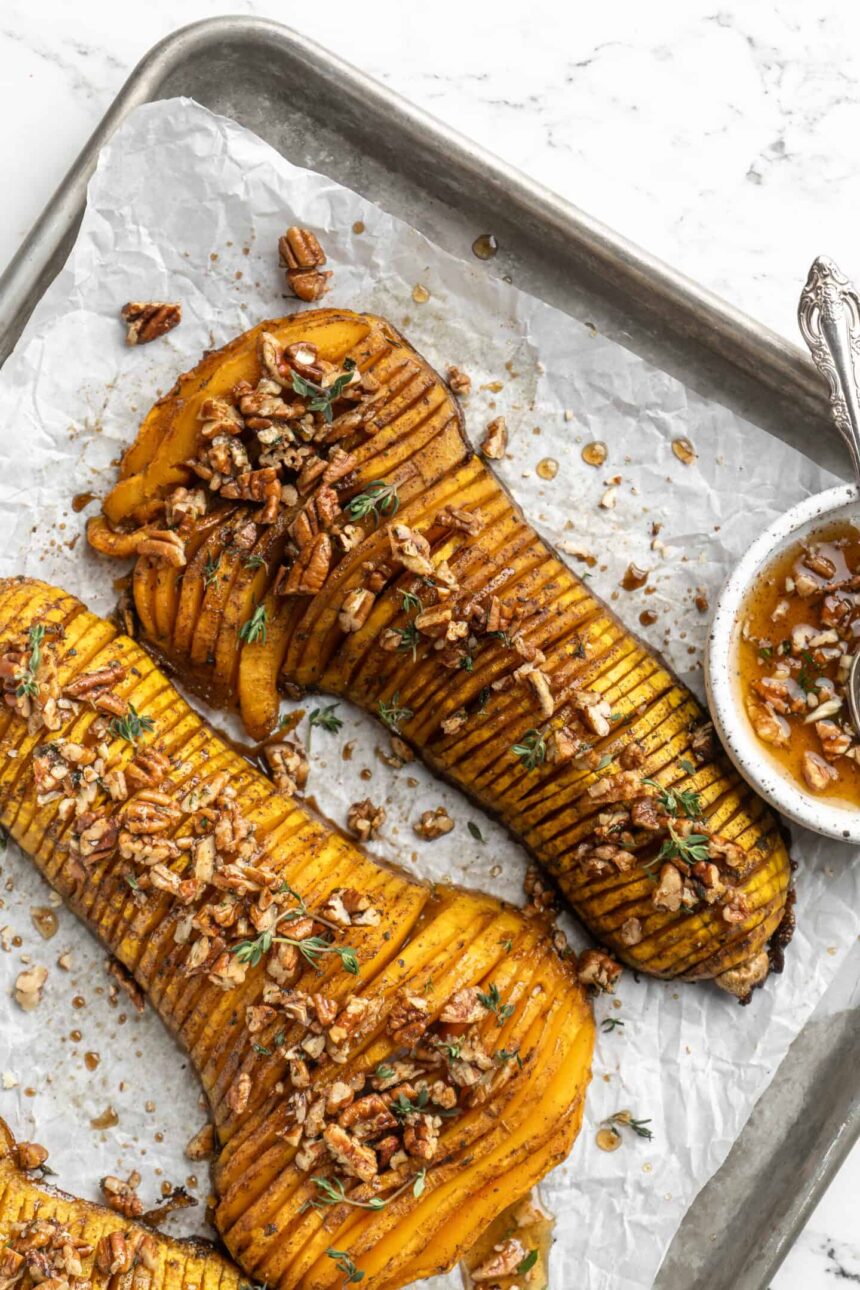 Hasselback Butternut Squash