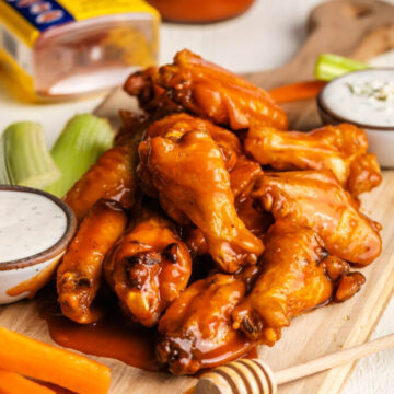 Old Bay Hot Honey Chicken Wings