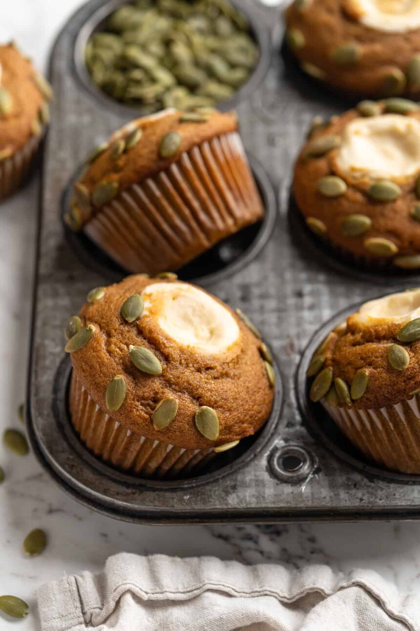 Pumpkin Cream Cheese Muffins