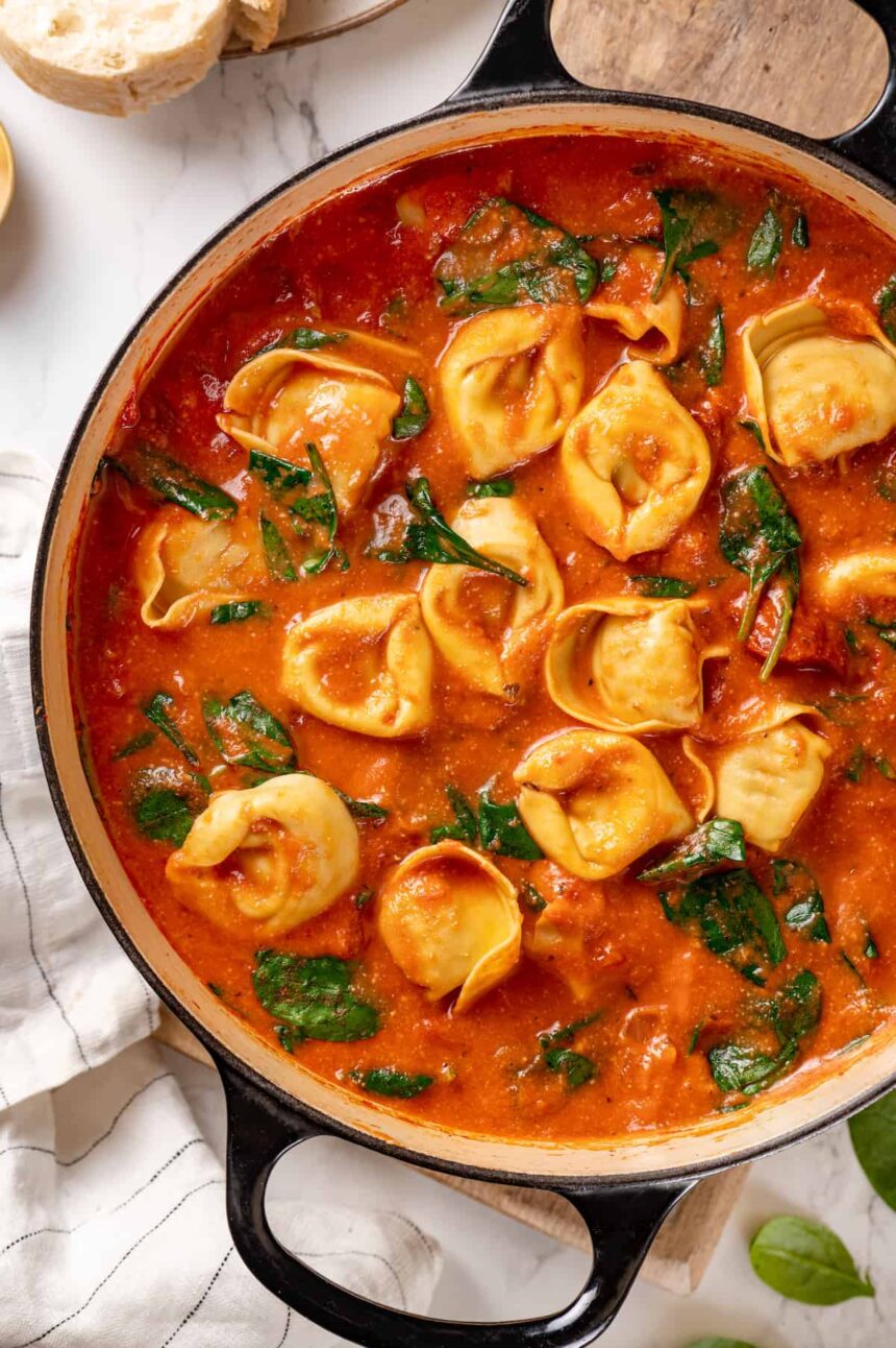 Tomato Tortellini Soup