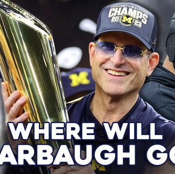 Which NFL team lands Jim Harbaugh as their next head coach?