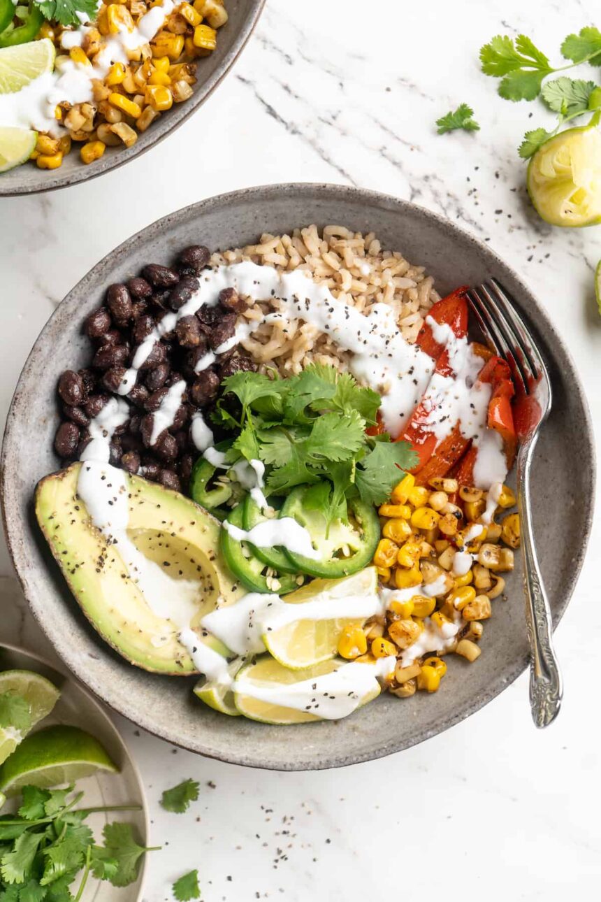 Vegan Burrito Bowls Vegan Burrito Bowls