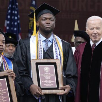 Biden Says You Think He’s Kidding That He Has Tons of Morehouse Men in the White House Biden Says You Think He’s Kidding That He Has Tons of Morehouse Men in the White House