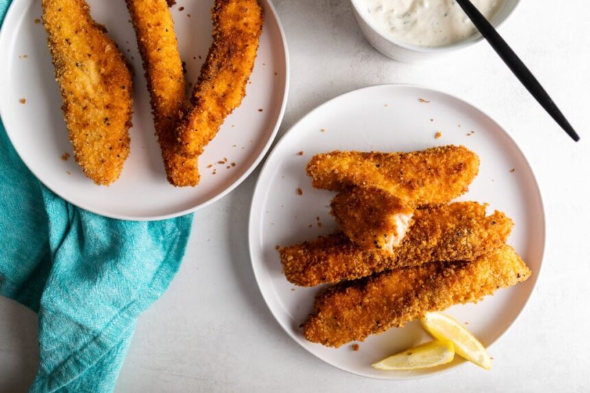 Easy Salmon Fish Finger Recipe (Homemade Fish Sticks)