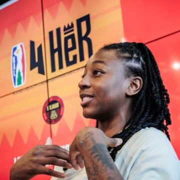 WNBA star Jewell Loyd teams up with best friend’s son to bring autism awareness with her new sneaker release
