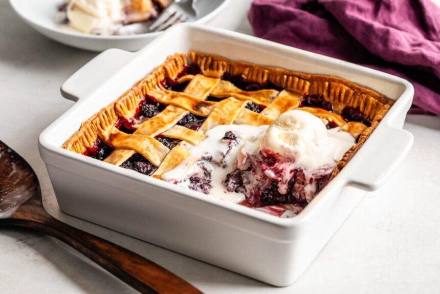 Southern Blackberry Cobbler