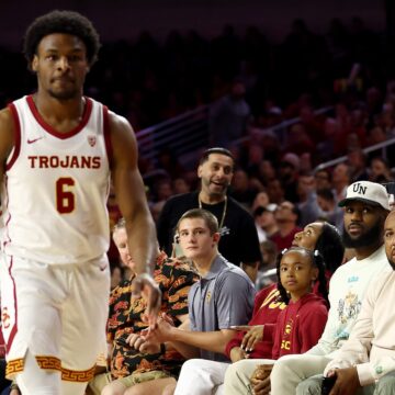 Cleveland embraces Bronny James the same way it did LeBron James