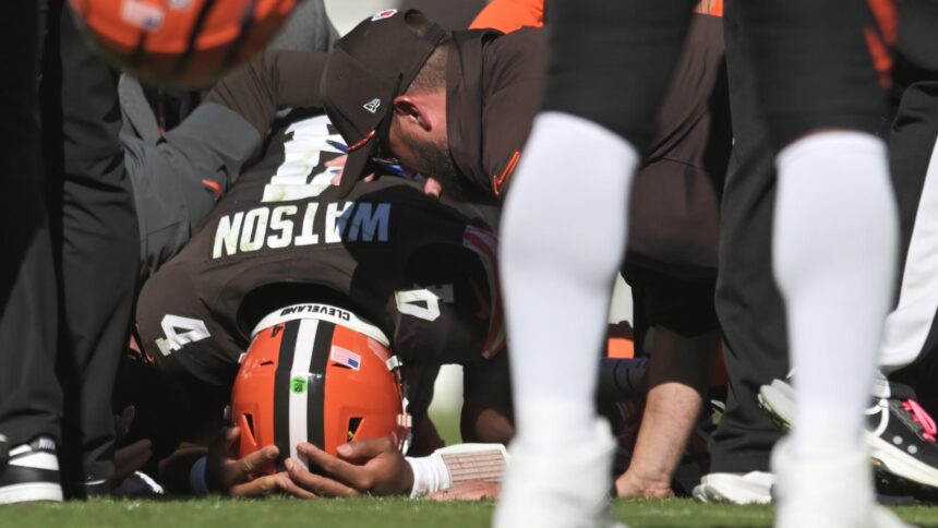 The response to Cleveland Browns quarterback Deshaun Watson’s injury is a reminder of who enabled him