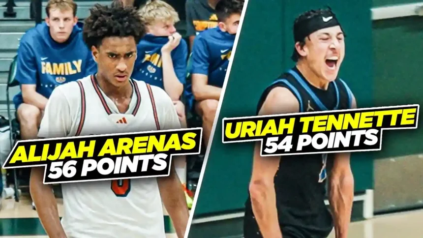 Alijah Arenas Drops 56 Points VS TOUGH Unranked Guard