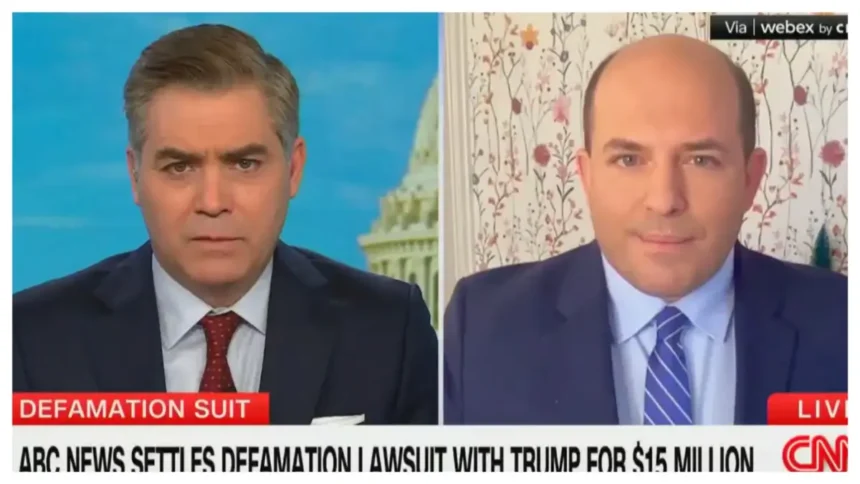 ‘Embarrassing’: CNN Host Jim Acosta Slams ABC News for Settling with Donald Trump By Forking Over $15M, Forcing Anchor to Apologize Because ‘We Needed This to Go Away’