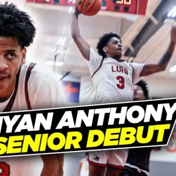 Kiyan Anthony Goes INSANE & Catches A NASTY Body In His Senior Year Debut Kiyan Anthony Goes INSANE & Catches A NASTY Body In His Senior Year Debut