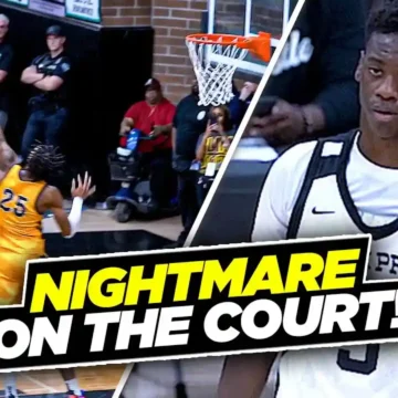 #1 Player Aj Dybantsa Goes INSANE @ Hoophall West!