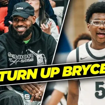 LeBron & Bronny James Watch Bryce James GO OFF On Senior Night! LeBron & Bronny James Watch Bryce James GO OFF On Senior Night!