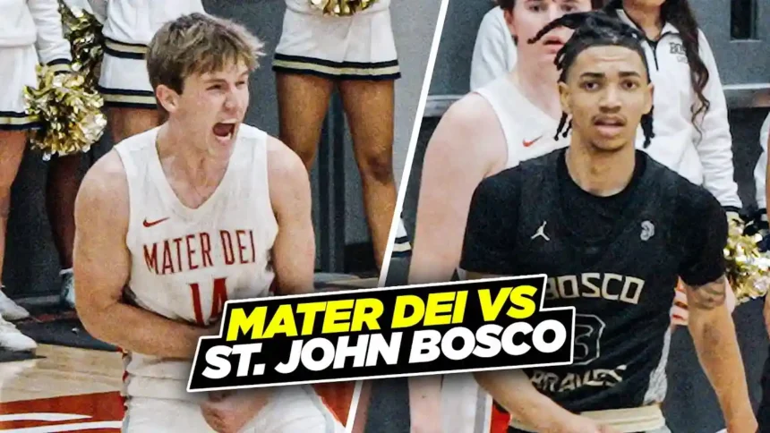 LEGENDARY Mater Dei Vs St. John Bosco Rivalry Goes Down To The Wire!