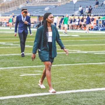 Notre Dame assistant AD Olivia Mitchell is glue of program en route to national championship game Notre Dame assistant AD Olivia Mitchell is glue of program en route to national championship game