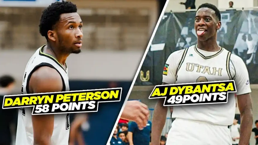 #1 Ranked AJ Dybantsa (49 PTS) vs #2 Darryn Peterson (58 PTS) Was WAR! | SHOCKING ENDING!