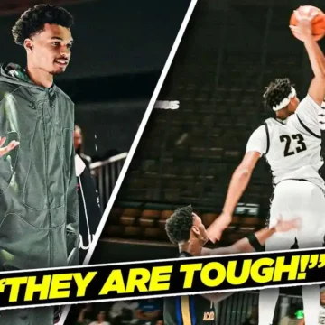  Wemby & Jamal Crawford Pull Up To Watch The #1 Big In The Country! | Link vs Montverde Crazy Ending!