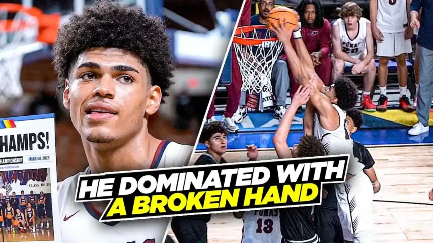 Koa Peat Dominated In The State Championship Game With A Broken Hand! Koa Peat Dominated In The State Championship Game With A Broken Hand!